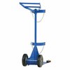 Vestil Blue Deluxe Portable Cylinder Lifter 500lb Capacity Hard Rubber Wheel CYL-DLX-1-HR